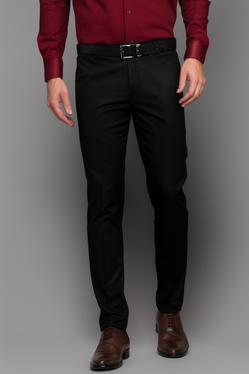 Men Formal Pant-Black (Size-26)