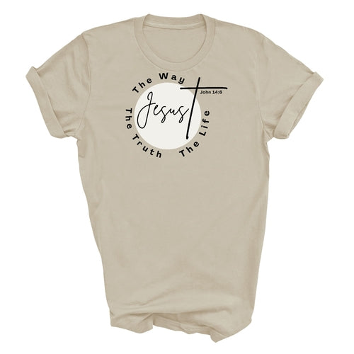 Mens Graphic T-shirt the Truth the Way the Life