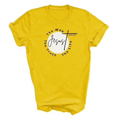 Mens Graphic T-shirt the Truth the Way the Life