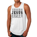 Mens Fitness Tank Top Graphic T-shirt Jesus Vibes