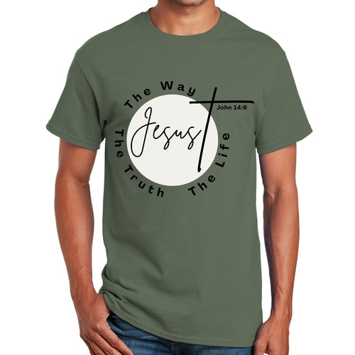 Mens Graphic T-shirt the Truth the Way the Life
