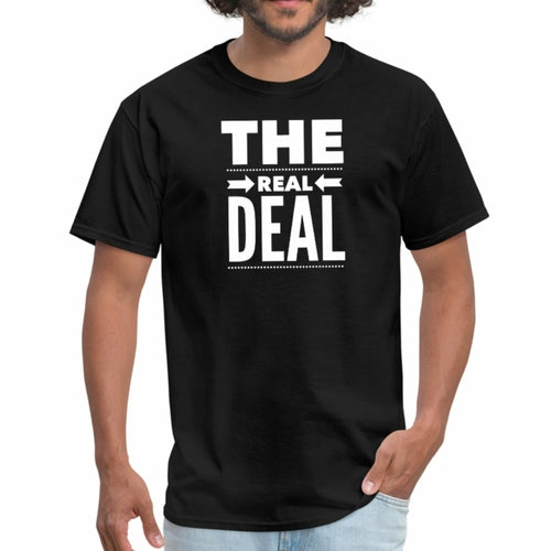Mens Unisex T-shirt - the Real Deal Graphic Tee