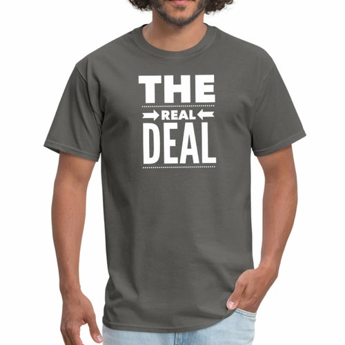 Mens Unisex T-shirt - the Real Deal Graphic Tee