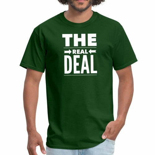 Mens Unisex T-shirt - the Real Deal Graphic Tee