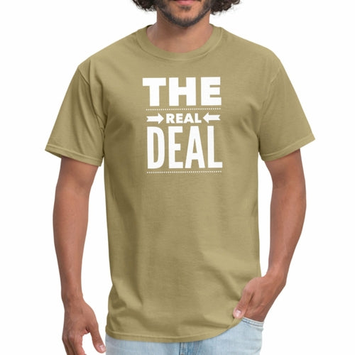 Mens Unisex T-shirt - the Real Deal Graphic Tee