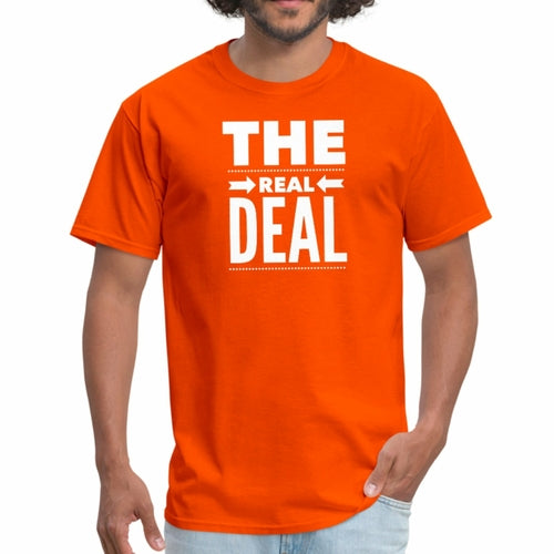Mens Unisex T-shirt - the Real Deal Graphic Tee