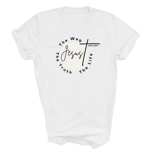 Mens Graphic T-shirt the Truth the Way the Life