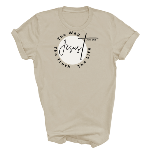 Mens Graphic T-shirt the Truth the Way the Life