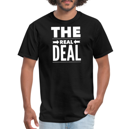 Mens Unisex T-shirt - the Real Deal Graphic Tee