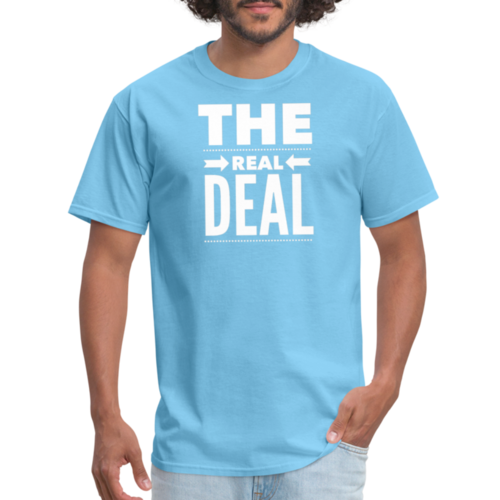 Mens Unisex T-shirt - the Real Deal Graphic Tee