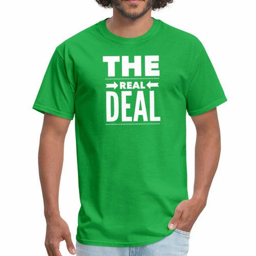Mens Unisex T-shirt - the Real Deal Graphic Tee