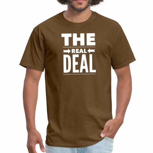 Mens Unisex T-shirt - the Real Deal Graphic Tee