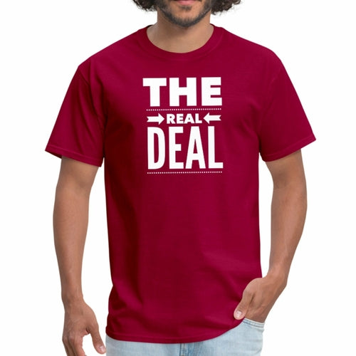 Mens Unisex T-shirt - the Real Deal Graphic Tee