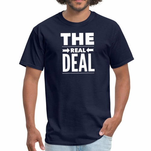 Mens Unisex T-shirt - the Real Deal Graphic Tee